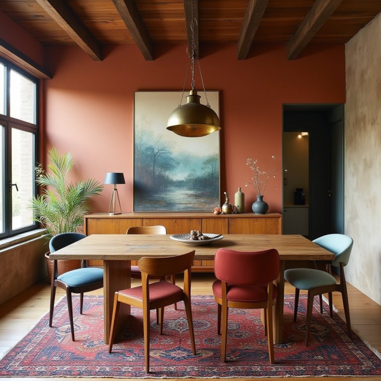 eclectic dining room 1