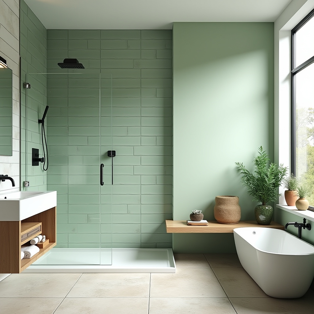 green bathroom ideas 1