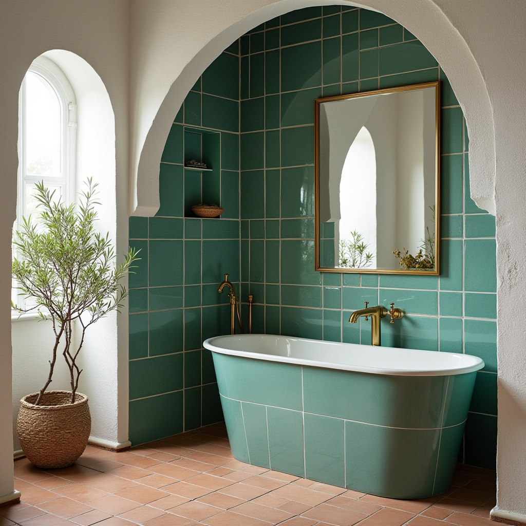green bathroom ideas 15