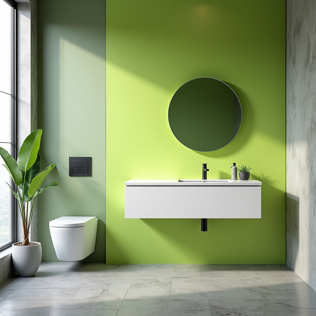 green bathroom ideas 16