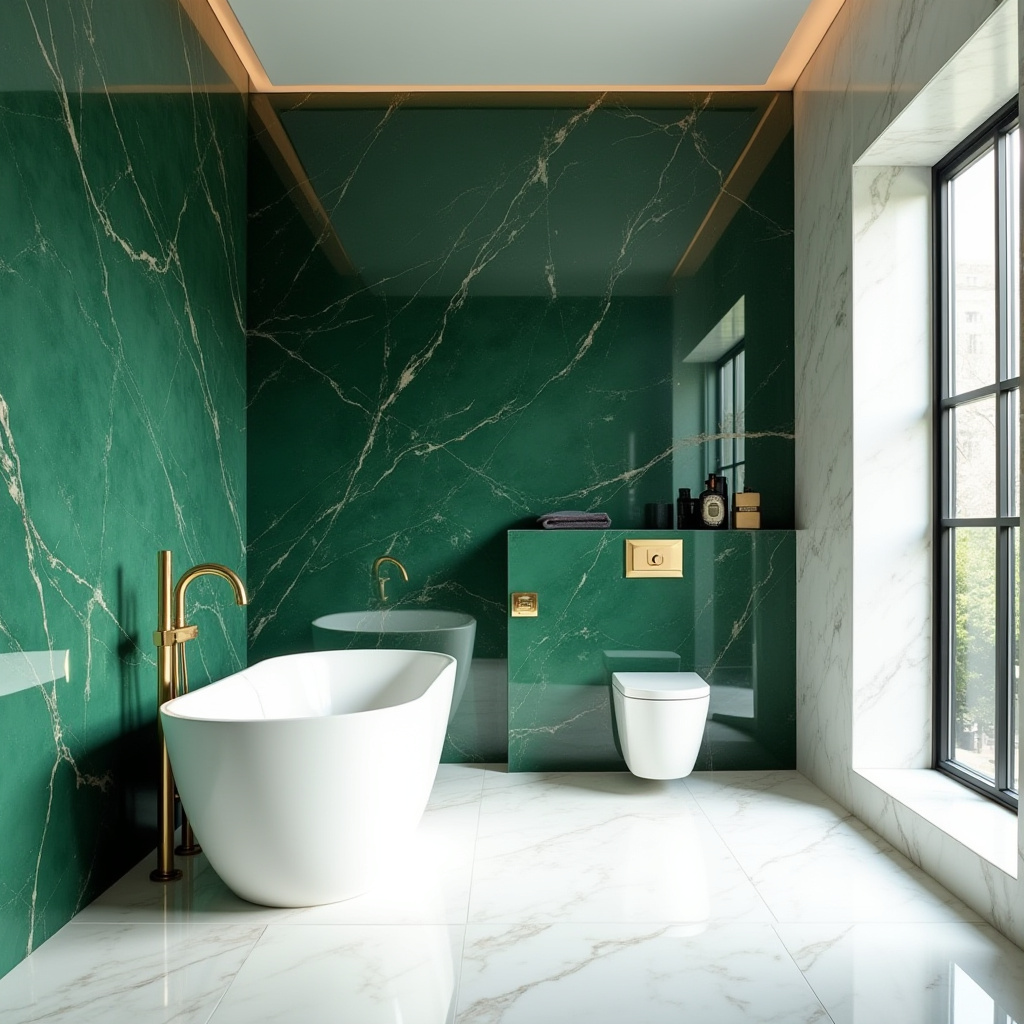 green bathroom ideas 19