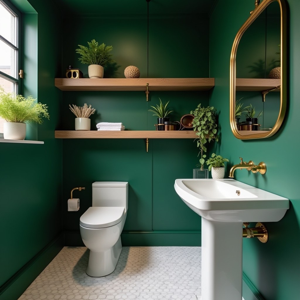 green bathroom ideas 2