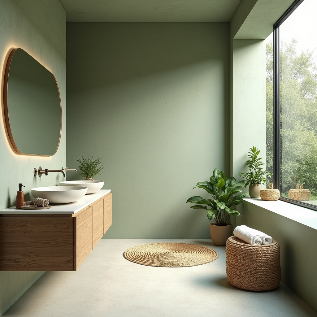 green bathroom ideas 20