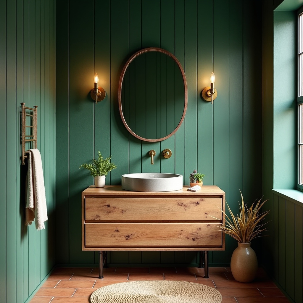 green bathroom ideas 4