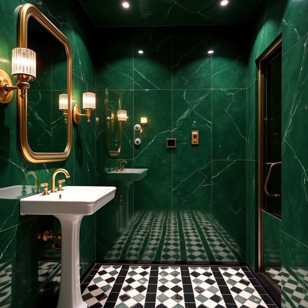 green bathroom ideas 7