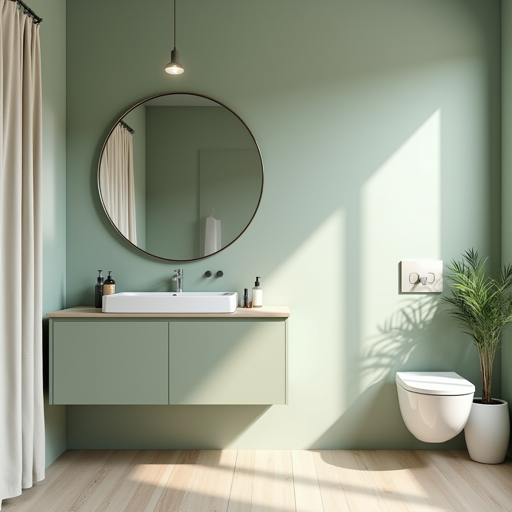 green bathroom ideas 8