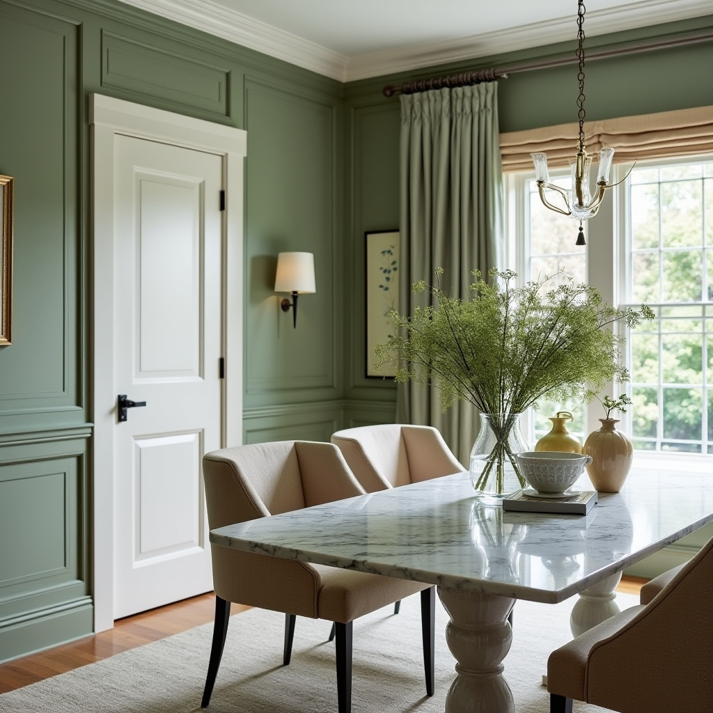 green dining room 11