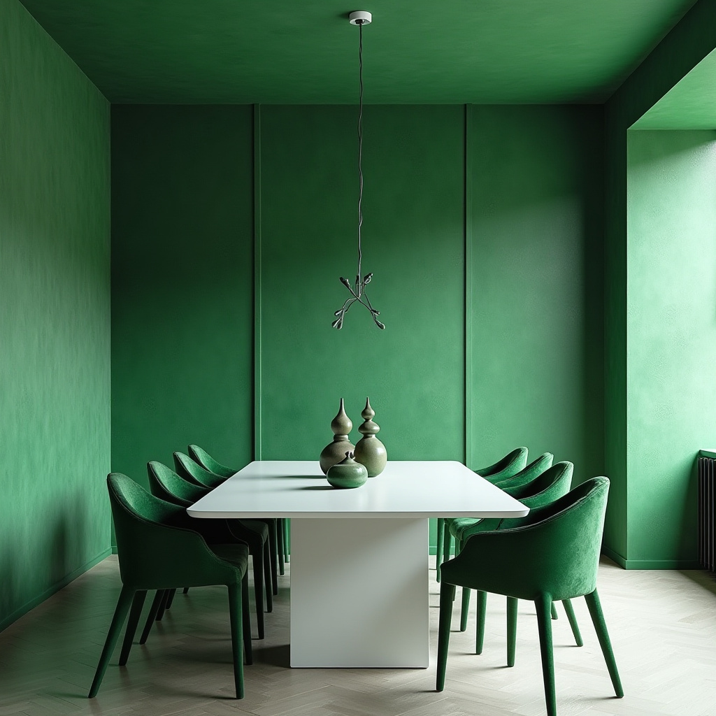green dining room 13