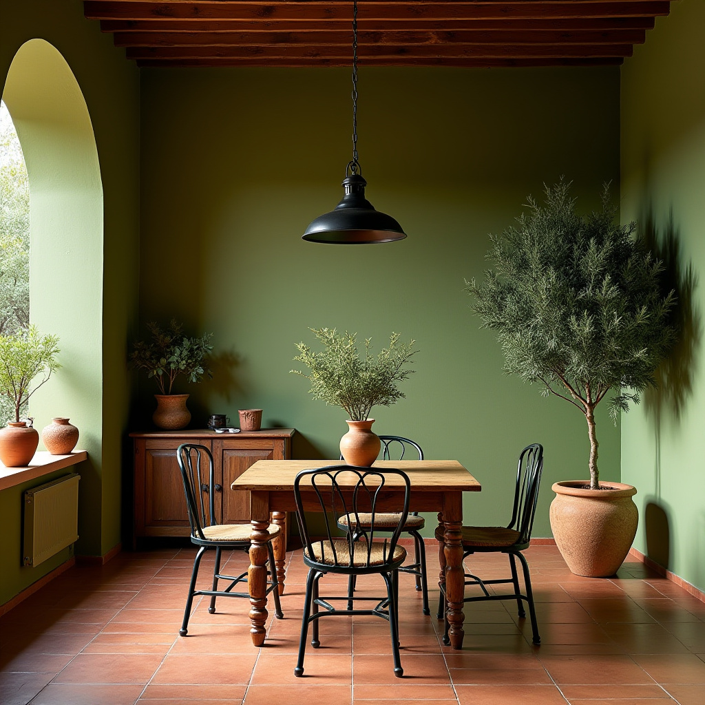 green dining room 14