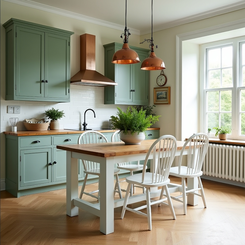 green dining room 16