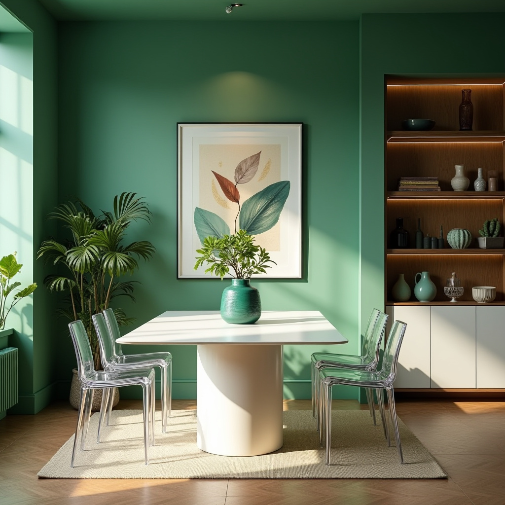 green dining room 4