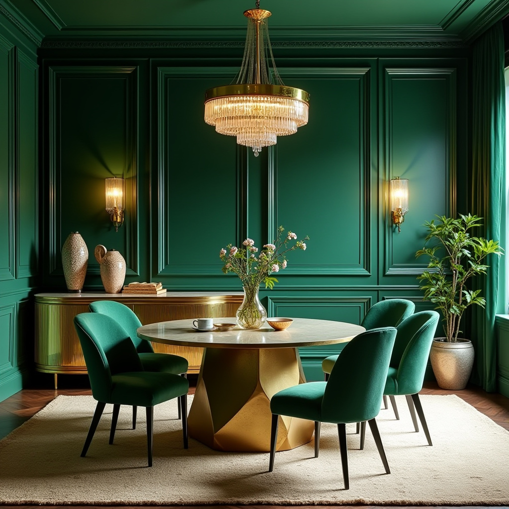 green dining room 9