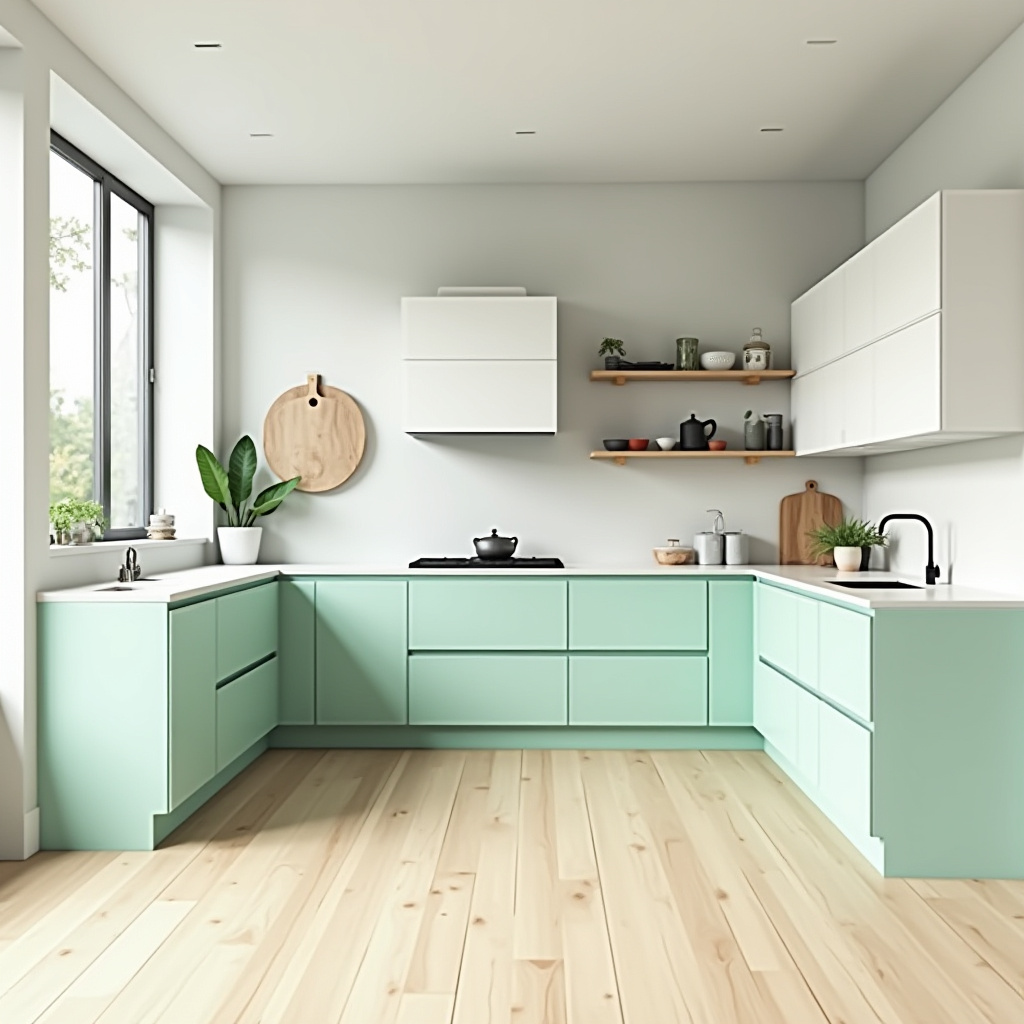 green kitchen cabinets 3