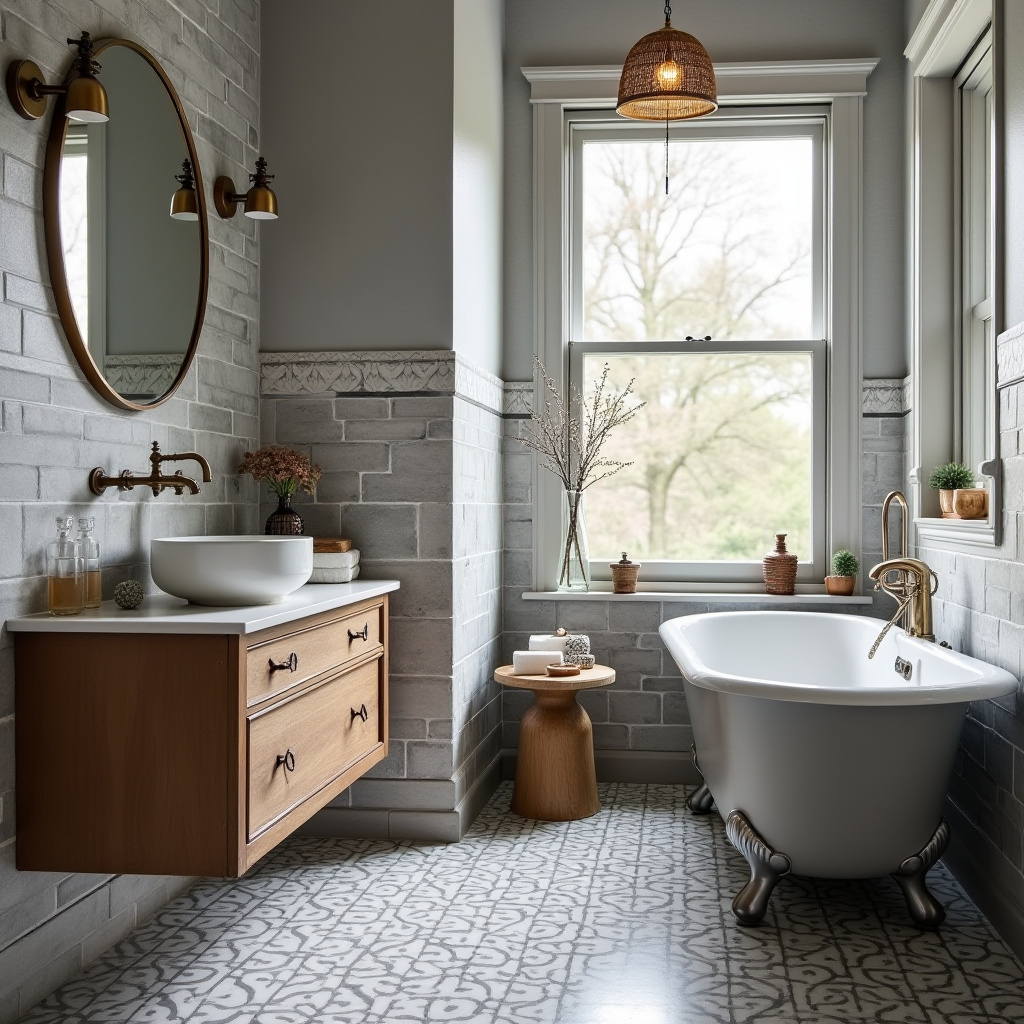 grey bathroom ideas 16