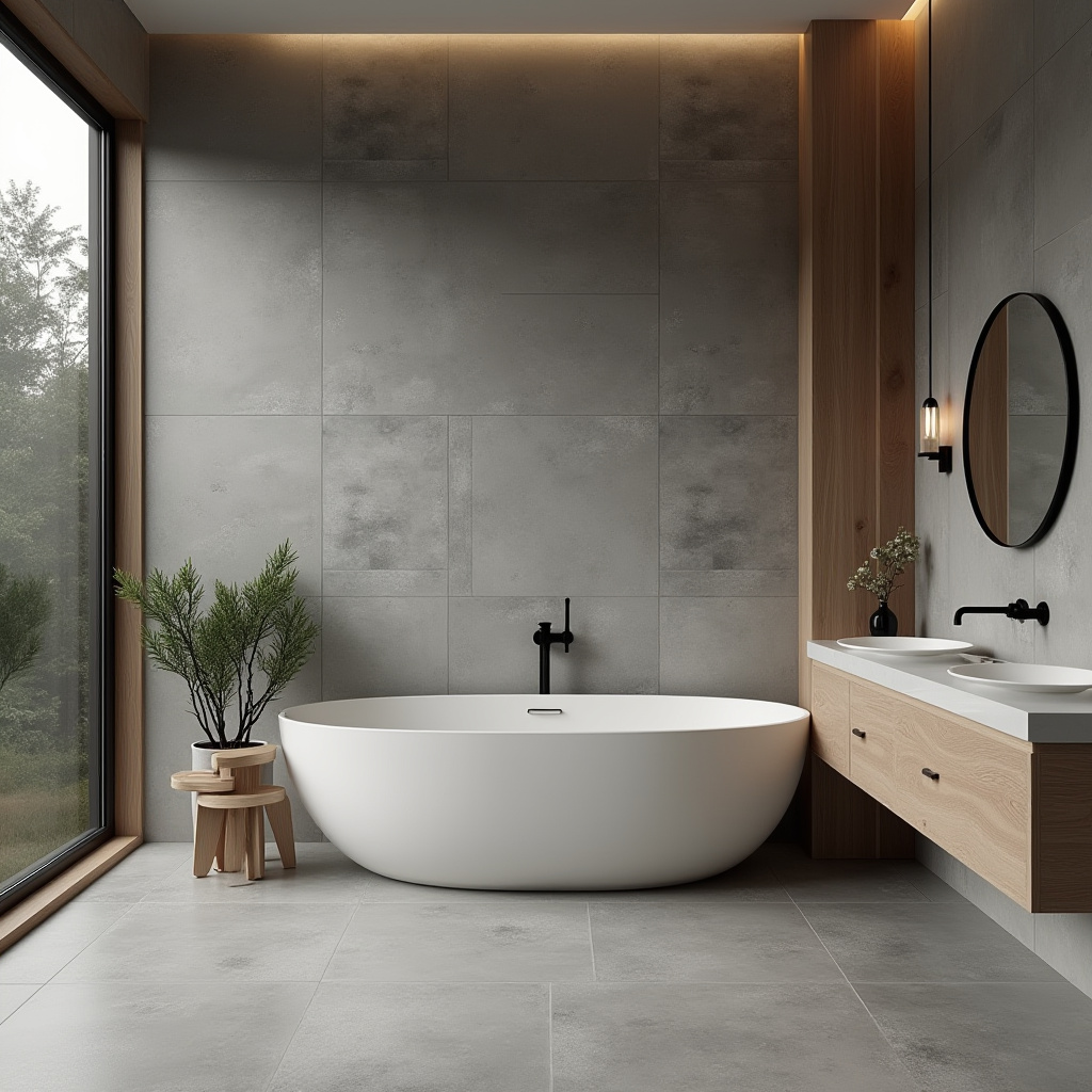 grey bathroom ideas 18