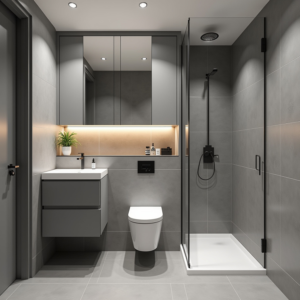 grey bathroom ideas 20