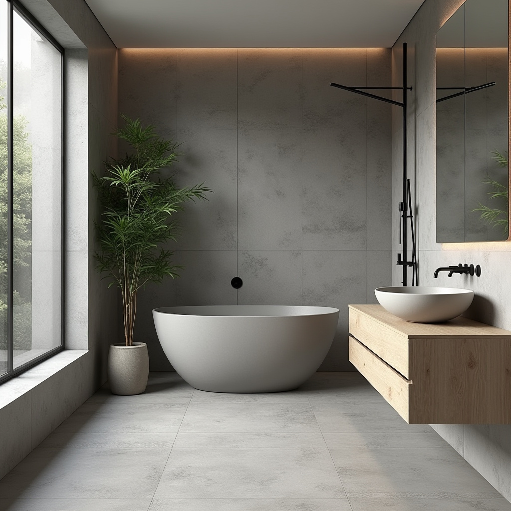 grey bathroom ideas 9