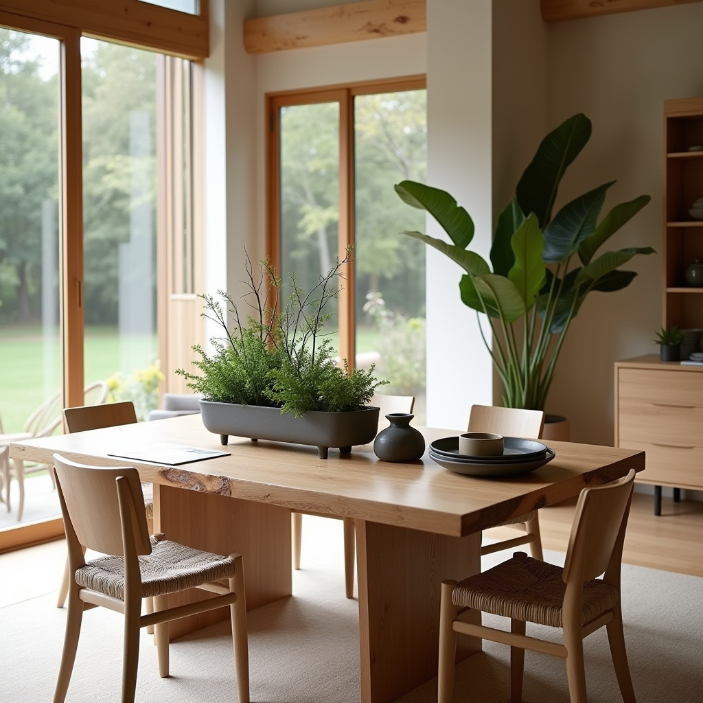 japandi dining room design 11