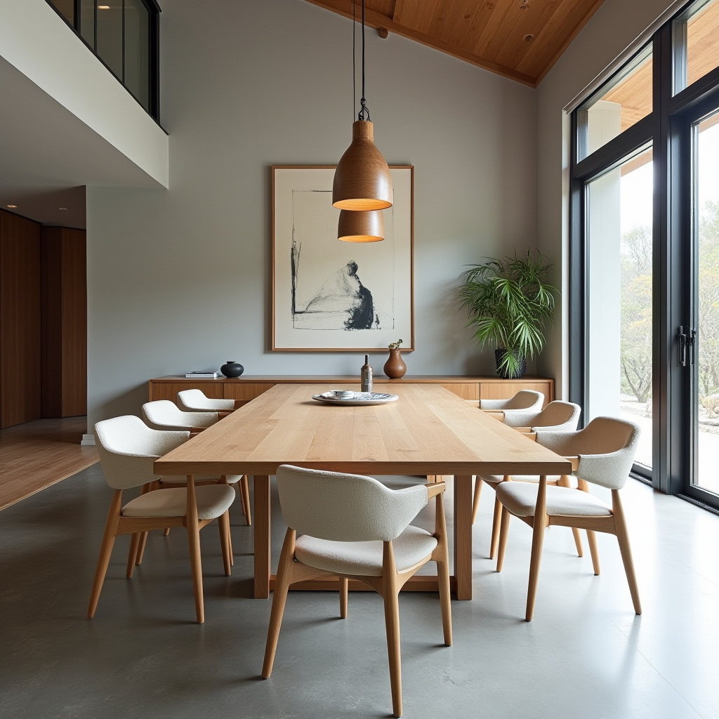japandi dining room design 12
