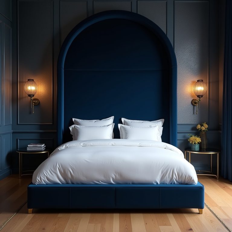 midnight blue bedroom 1
