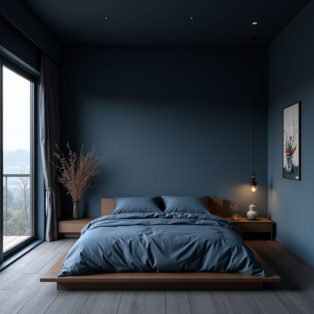 midnight blue bedroom 10