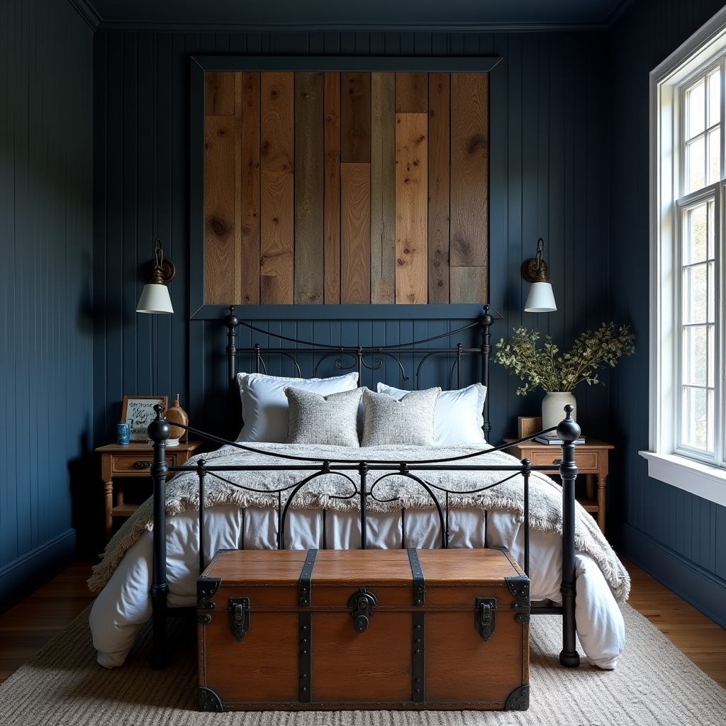 midnight blue bedroom 12