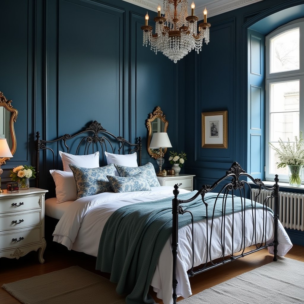 midnight blue bedroom 16