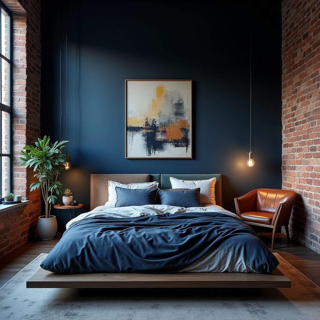 midnight blue bedroom 19