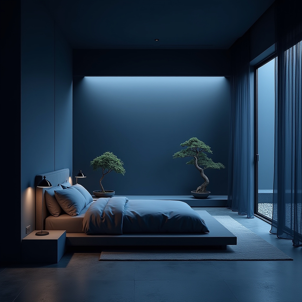 midnight blue bedroom 20