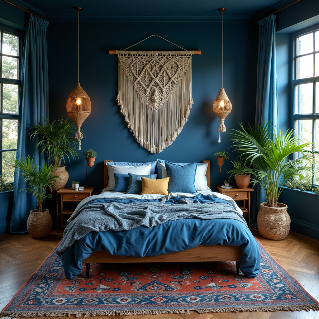 midnight blue bedroom 6