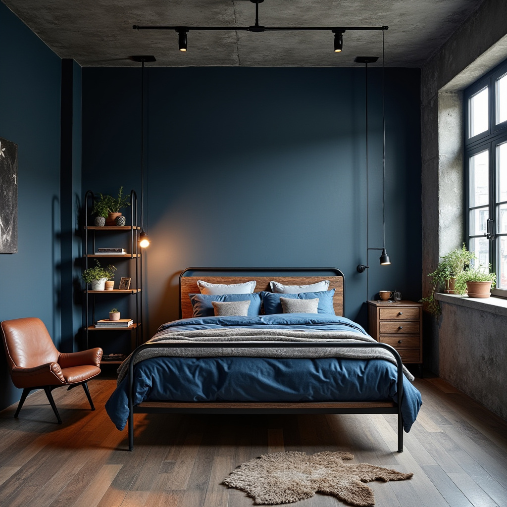 midnight blue bedroom 7