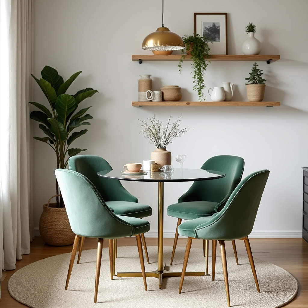 modern boho dining room 8