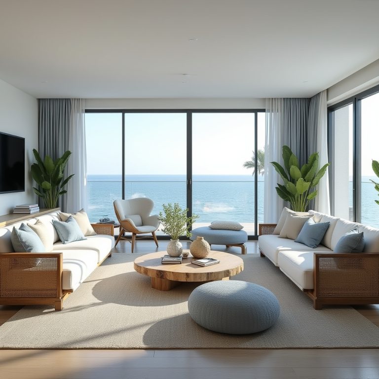 modern coastal living room ideas 1