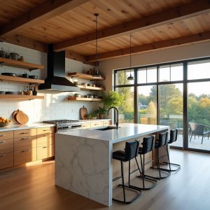 modern rustic kitchen 1