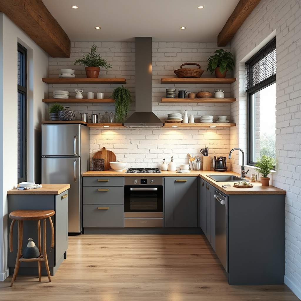 modern rustic kitchen 15