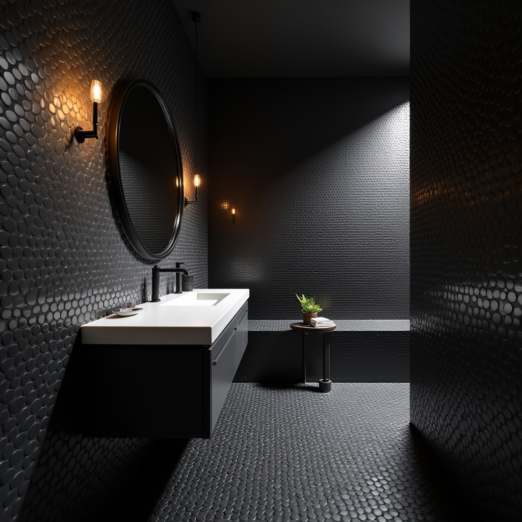 moody bathroom ideas 11