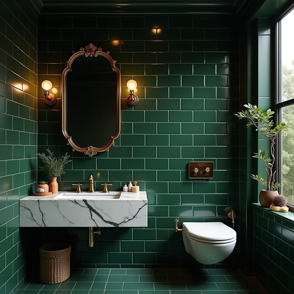 moody bathroom ideas 20