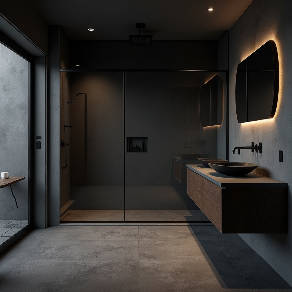 moody bathroom ideas 8