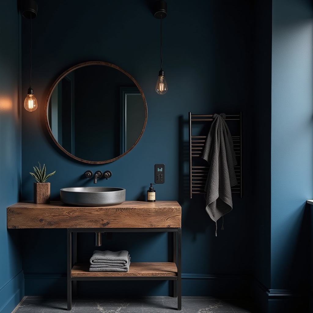 moody bathroom ideas 9