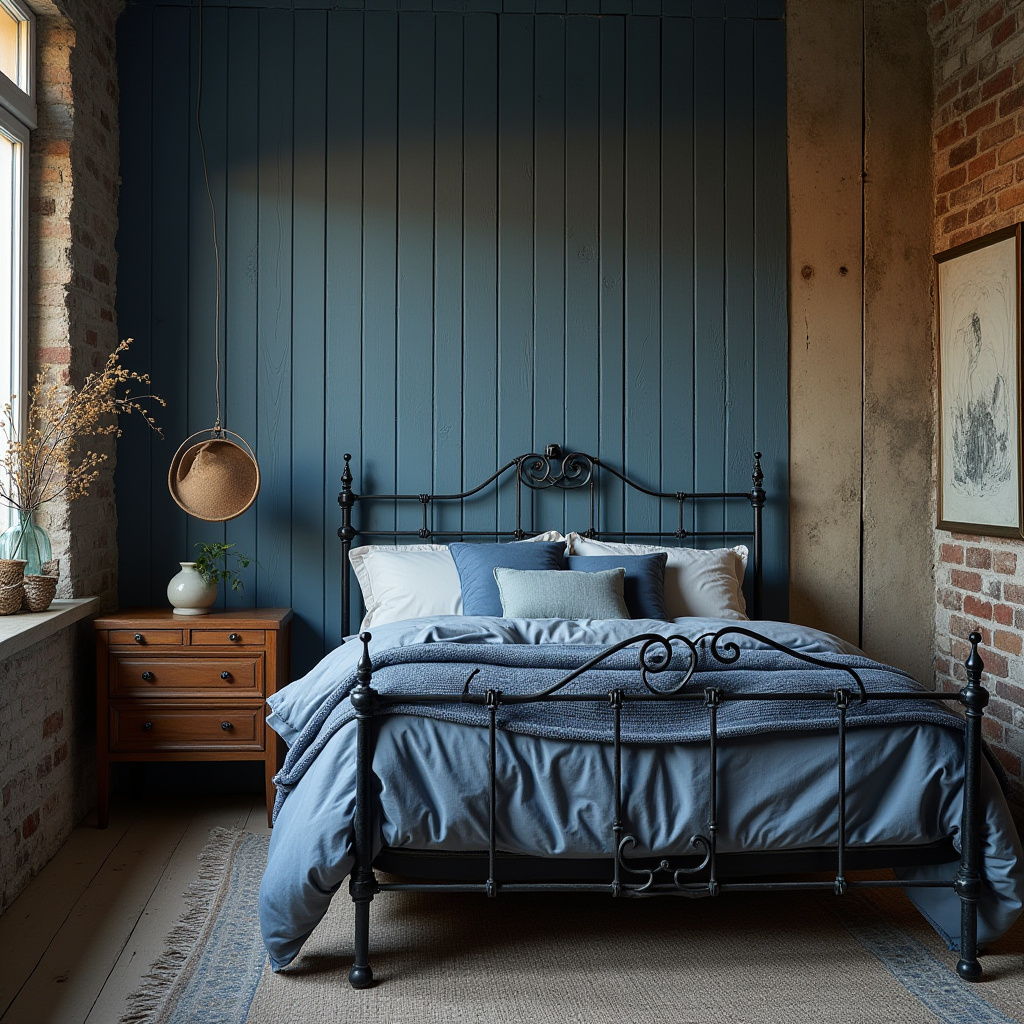 moody blue bedroom 11