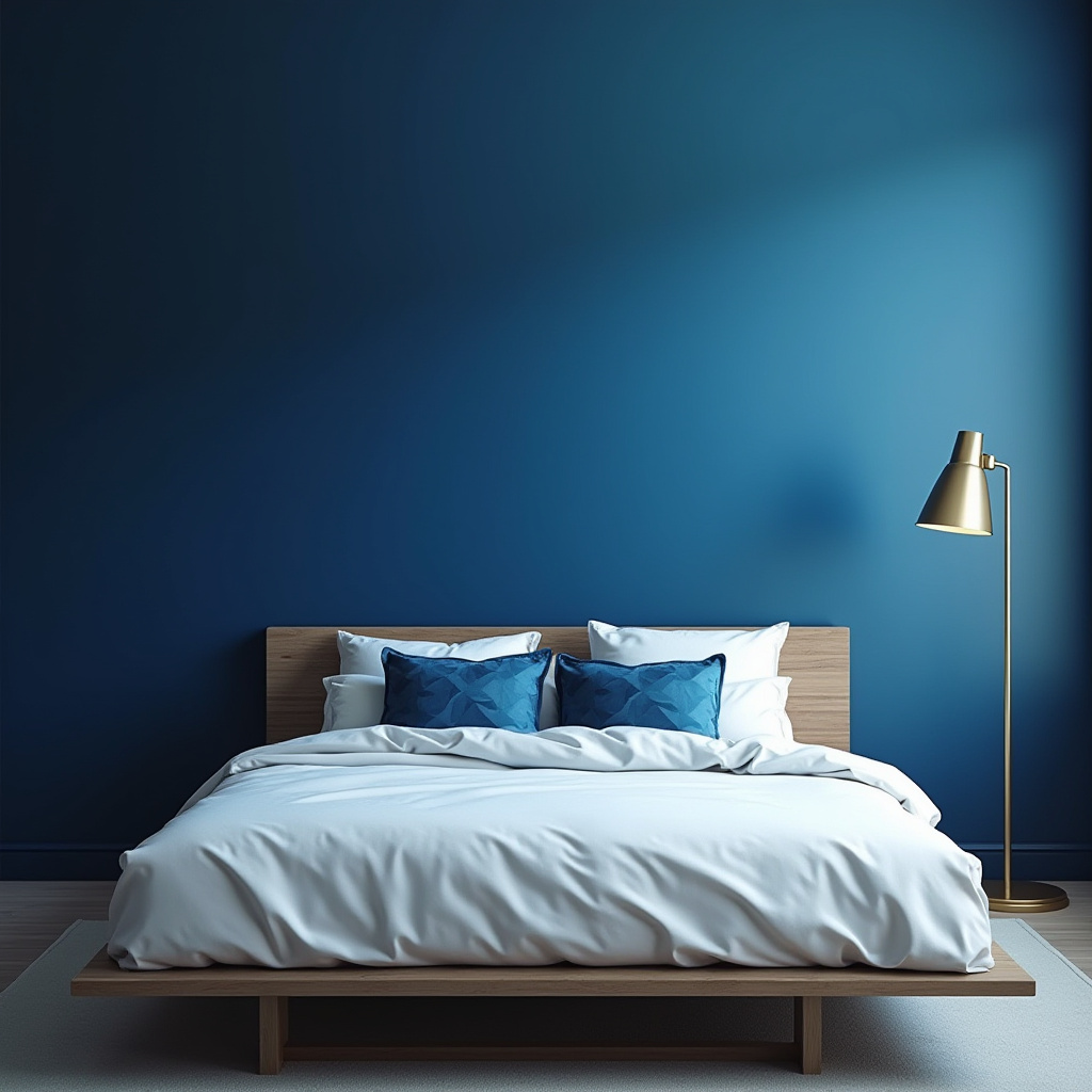 moody blue bedroom 12