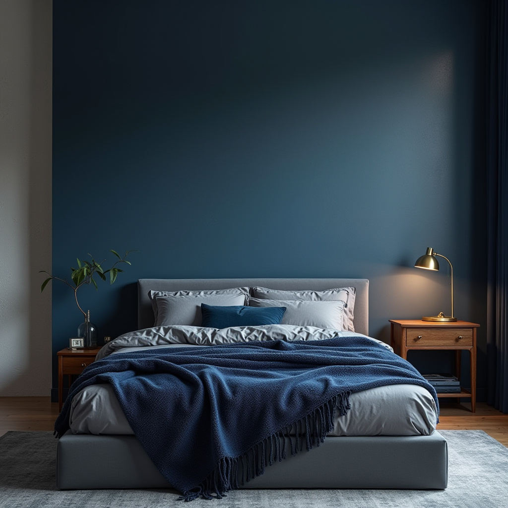moody blue bedroom 2