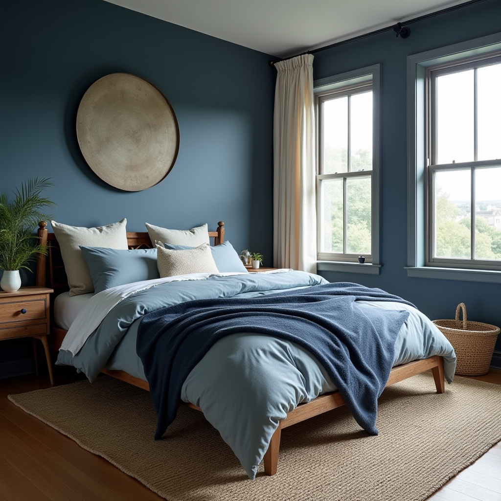 moody blue bedroom 4