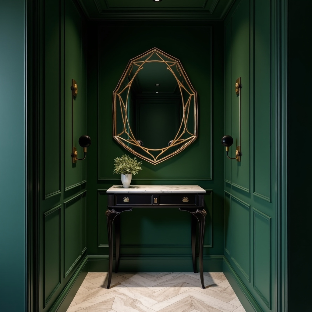 narrow hallway decorating 11