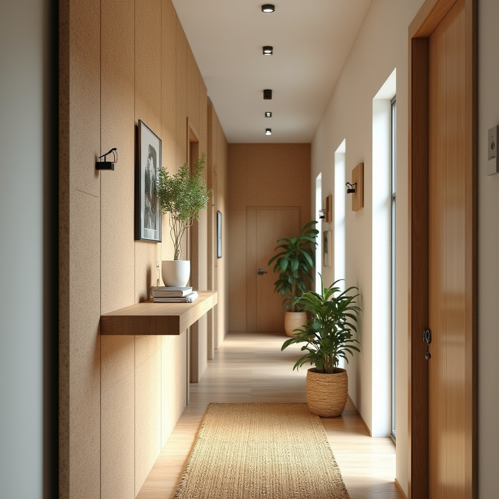 narrow hallway decorating 12