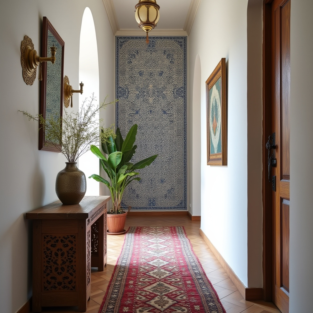 narrow hallway decorating 19