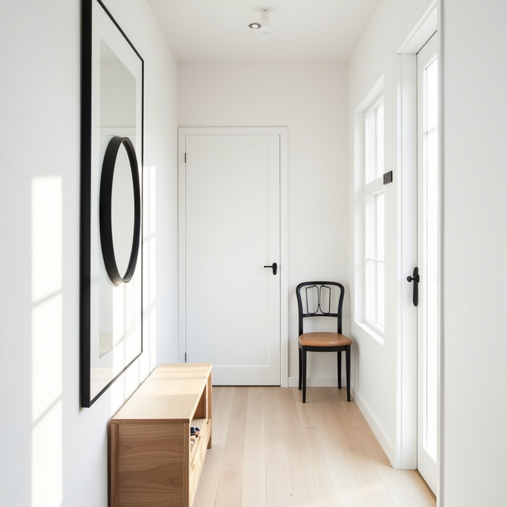 narrow hallway decorating 7