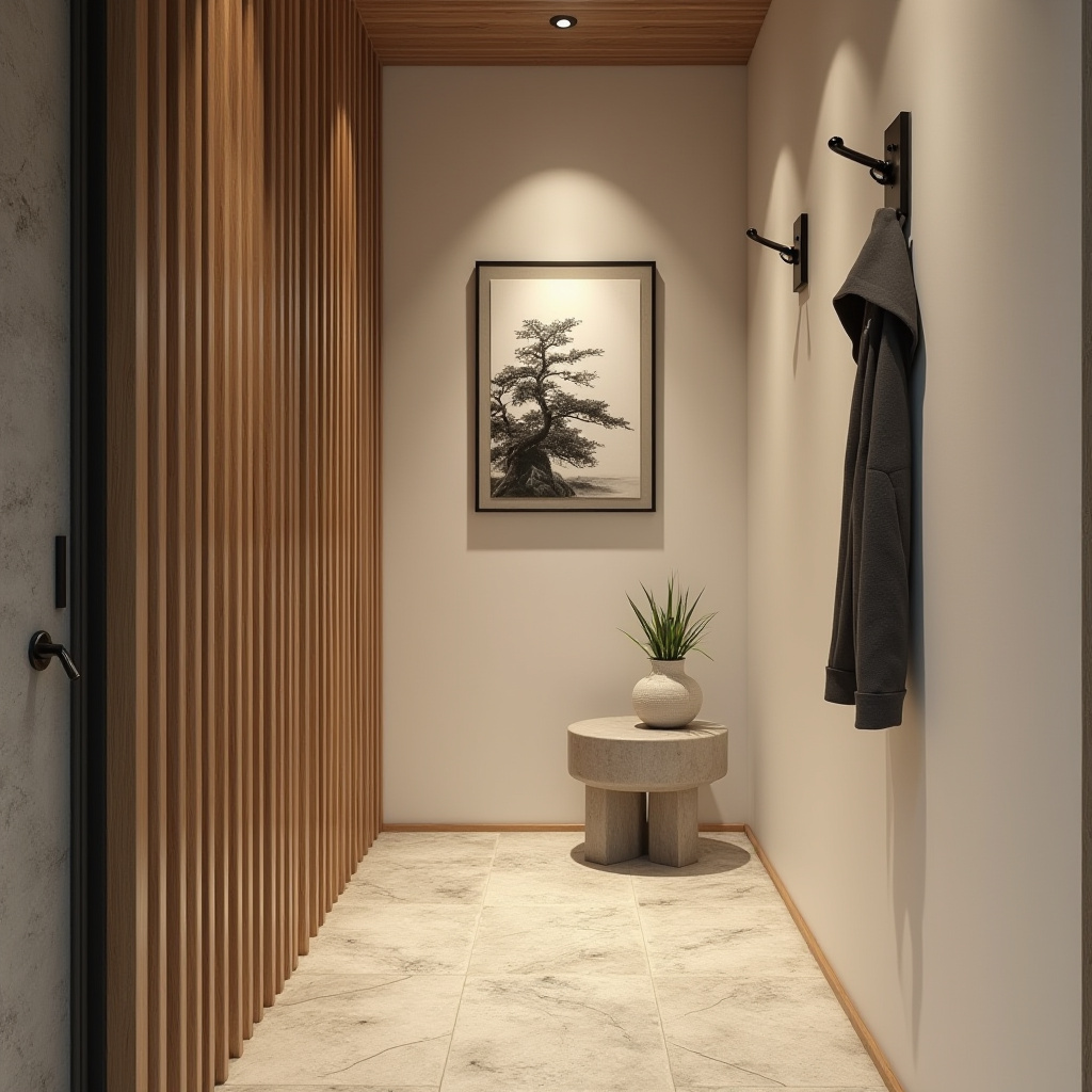 narrow hallway decorating 9