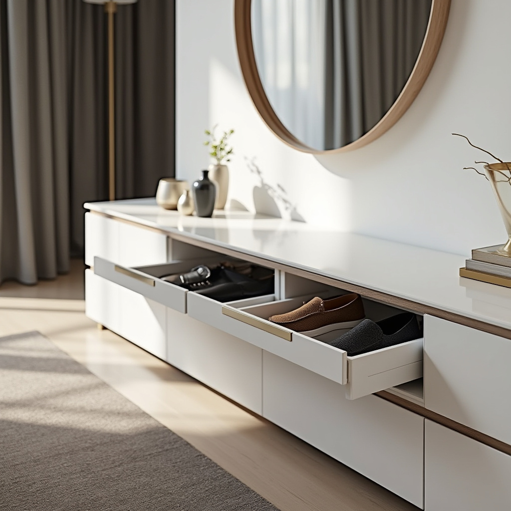 narrow shoe storage 7