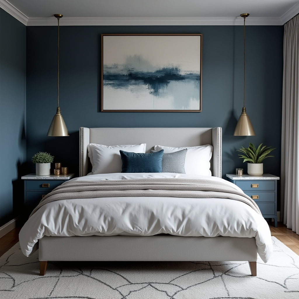 neutral blue bedroom 7